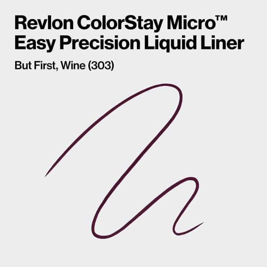 1 x REVLON Colorstay Micro Easy Precision Liquid Eyeliner BUT FIRST WINE 303 - Health & Beauty:Makeup:Eyes:Eyeliner