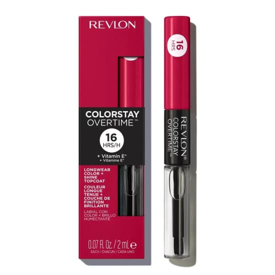 1 x REVLON ColorStay Overtime Liquid Lipcolor Lipstick UNENDING RED 480 - Health & Beauty:Makeup:Lips:Lipstick