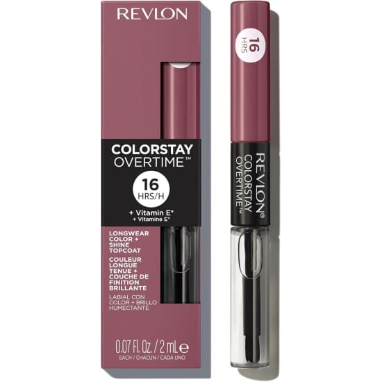 1x REVLON ColorStay Overtime Liquid Lipcolor Lipstick EVERLASTING RUM 370 - Health & Beauty:Makeup:Lips:Lipstick