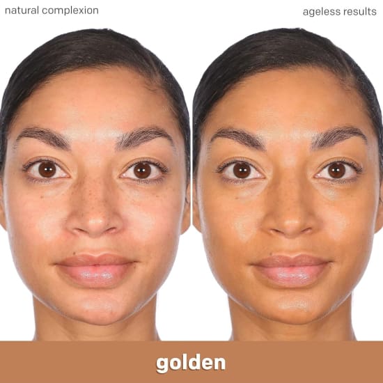 ALMAY AGELESS Smart Shade Foundation GOLDEN 500 skintone matching hyaluronic aci - Health & Beauty:Makeup:Face:Foundation