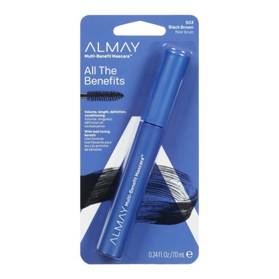 ALMAY All The Benefits Multi Benefit Mascara BLACK BROWN 503 NEW IN PACKET - Health & Beauty:Makeup:Eyes:Mascara