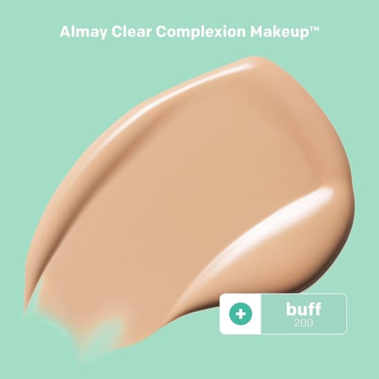 ALMAY Clear Complexion Foundation BUFF 200 30mL salicylic acid acne treatment - Health & Beauty:Makeup:Face:Foundation