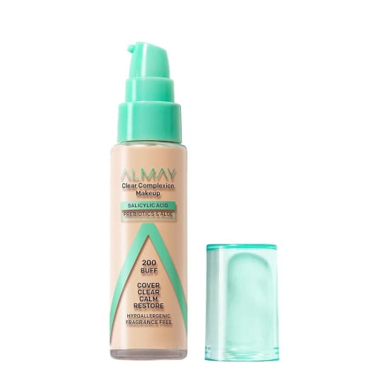 ALMAY Clear Complexion Foundation BUFF 200 30mL salicylic acid acne treatment - Health & Beauty:Makeup:Face:Foundation