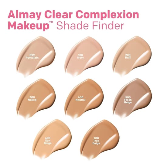 ALMAY Clear Complexion Foundation BUFF 200 30mL salicylic acid acne treatment - Health & Beauty:Makeup:Face:Foundation