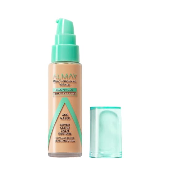 ALMAY Clear Complexion Foundation NAKED 300 salicylic acid acne treatment - Health & Beauty:Makeup:Face:Foundation