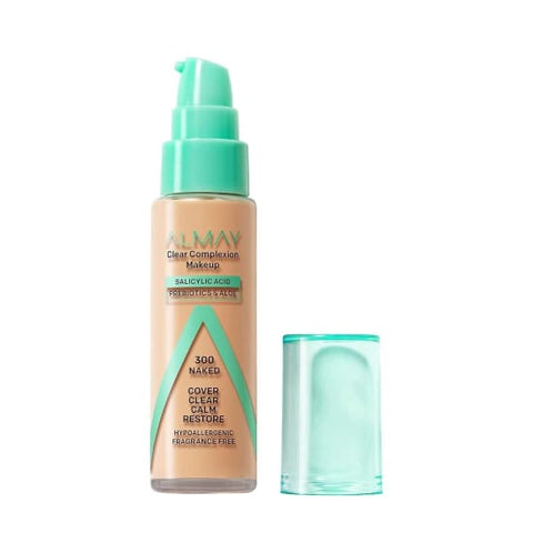 ALMAY Clear Complexion Foundation NAKED 300 salicylic acid acne treatment - Health & Beauty:Makeup:Face:Foundation