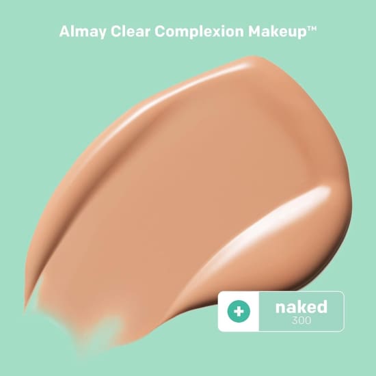 ALMAY Clear Complexion Foundation NAKED 300 salicylic acid acne treatment - Health & Beauty:Makeup:Face:Foundation