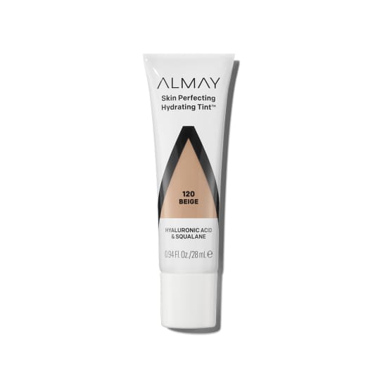 ALMAY Skin Perfecting Hydrating Tint BEIGE 120 28mL squalane hyaluronic acid - Health & Beauty:Makeup:Face:Foundation