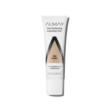 ALMAY Skin Perfecting Hydrating Tint IVORY 100 28mL squalane hyaluronic acid - Health & Beauty:Skin Care:Moisturisers