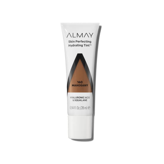 ALMAY Skin Perfecting Hydrating Tint MAHOGANY 160 28mL squalane hyaluronic acid - Health & Beauty:Makeup:Face:Foundation