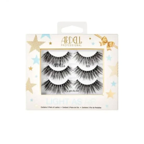 ARDELL Light As Air Eyelash Extensions False Lashes 523 3 PAIRS - Health & Beauty:Makeup:Eyes:Eyelash Extensions