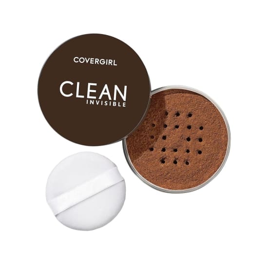 COVERGIRL Clean Invisible Loose Powder TRANSLUCENT DARK 140 talc fragrance free - Health & Beauty:Makeup:Face:Face Powder