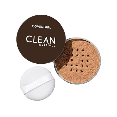 COVERGIRL Clean Invisible Loose Powder TRANSLUCENT DEEP 135 talc fragrance free - Health & Beauty:Makeup:Face:Face Powder