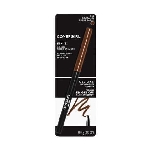 COVERGIRL Ink It! Perfect Point Plus Eyeliner COCOA 260 eye liner brown - Health & Beauty:Makeup:Eyes:Eyeliner