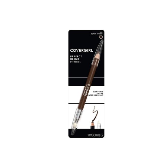 COVERGIRL Perfect Blend Eye Pencil Eyeliner BLACK BROWN 110 liner waterproof - Health & Beauty:Makeup:Eyes:Eyeliner