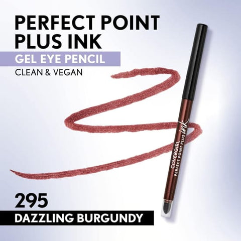 COVERGIRL Perfect Point Plus Ink Gel Eye Pencil DAZZLING BURGUNDY 295 eye liner - Health & Beauty:Makeup:Eyes:Eyeliner