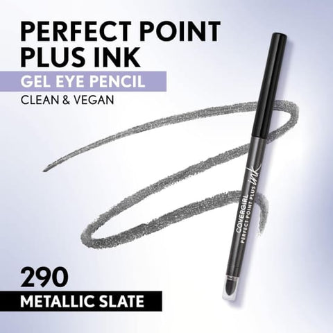 COVERGIRL Perfect Point Plus Ink Gel Eye Pencil METALLIC SLATE 290 eye liner - Health & Beauty:Makeup:Eyes:Eyeliner