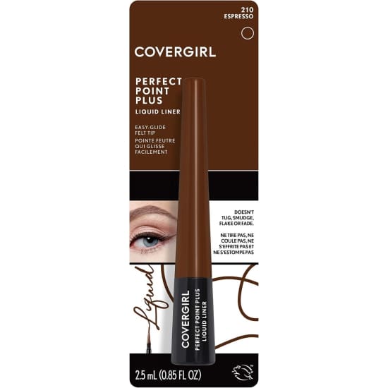 COVERGIRL Perfect Point Plus LIQUID Eyeliner ESPRESSO 210 eye liner felt tip - Health & Beauty:Makeup:Eyes:Eyeliner