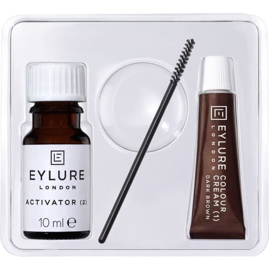 EYLURE Dybrow Permanent Tint For Brows Dye Kit - DARK BROWN eye brow eyebrow - Health & Beauty:Makeup:Eyes:Eyebrow Liner & Definition