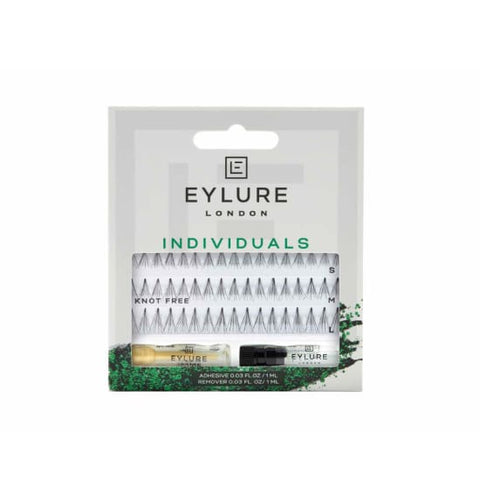 EYLURE Individual Knot Free Eyelashes + Adhesive Short Medium Long + glue + remover - Health & Beauty:Makeup:Eyes:Eyelash Extensions