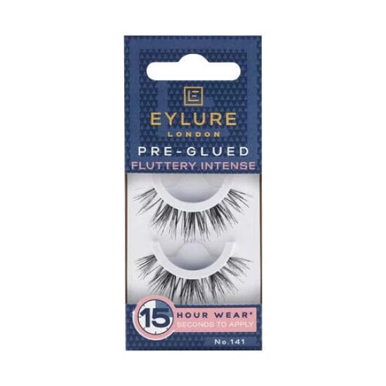 EYLURE Pre-Glued Fluttery Intense False Strip Eyelashes NO 141 15hr wear - Health & Beauty:Makeup:Eyes:Eyelash Extensions