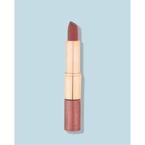 FLOWER BEAUTY Mix N’Matte Lip Duo HONEY NUDE LD2 Lipstick Lipgloss lip gloss - Health & Beauty:Makeup:Lips:Lipstick