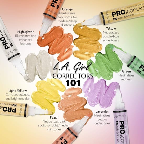 L.A. GIRL HD Pro Conceal Concealer GREEN GC992 LA corrector - Health & Beauty:Makeup:Face:Concealer