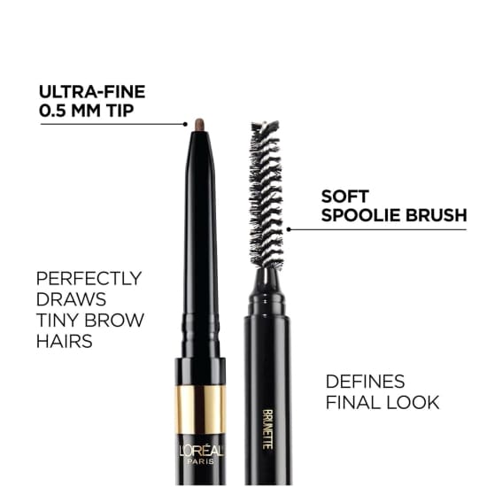 LOREAL Brow Stylist Ultra Fine Tip Brow Pencil ASH BROWN 387 waterproof - Health & Beauty:Makeup:Eyes:Eyebrow Liner & Definition