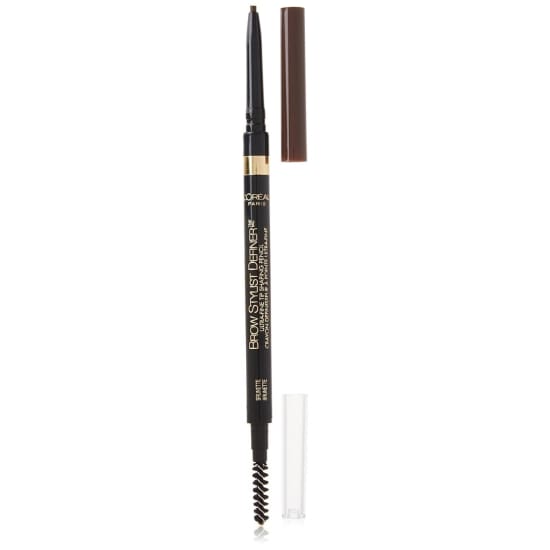 LOREAL Brow Stylist Ultra Fine Tip Brow Pencil BRUNETTE 389 spoolie waterproof - Health & Beauty:Makeup:Eyes:Eyebrow Liner & Definition