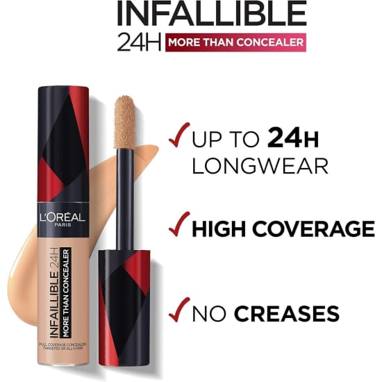 LOREAL Infallible 24H Full Wear Concealer BISQUE 350 waterproof full coverage - Health & Beauty:Makeup:Face:Concealer