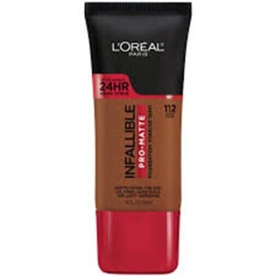 LOREAL Infallible Pro Matte Foundation COCOA 112 24hr wear oil free waterproof - Health & Beauty:Makeup:Face:Foundation