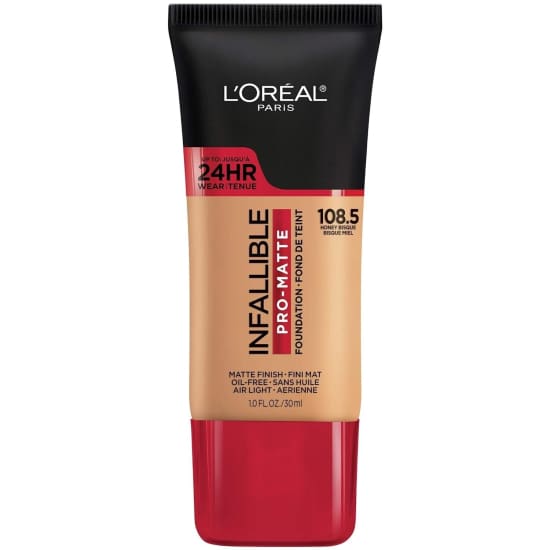 LOREAL Infallible Pro Matte Foundation HONEY BISQUE 108.5 24hr oil free - Health & Beauty:Makeup:Face:Foundation