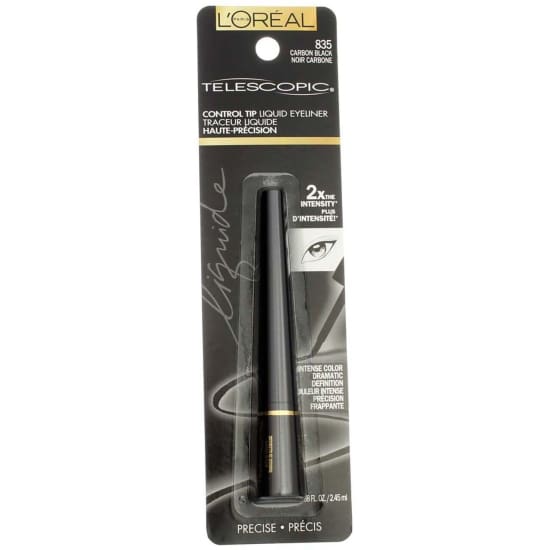 LOREAL Telescopic Control Tip Liquid Eyeliner CARBON BLACK 835 Eye Liner new - Health & Beauty:Makeup:Eyes:Eyeliner