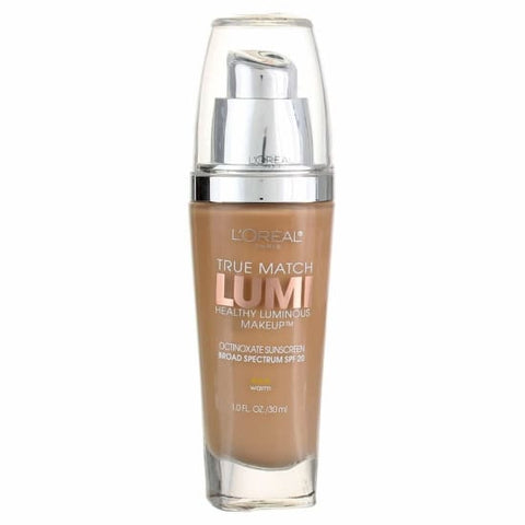 LOREAL True Match Lumi Healthy Luminous Foundation NUDE BEIGE W3 30mL Pump warm - Health & Beauty:Makeup:Face:Foundation