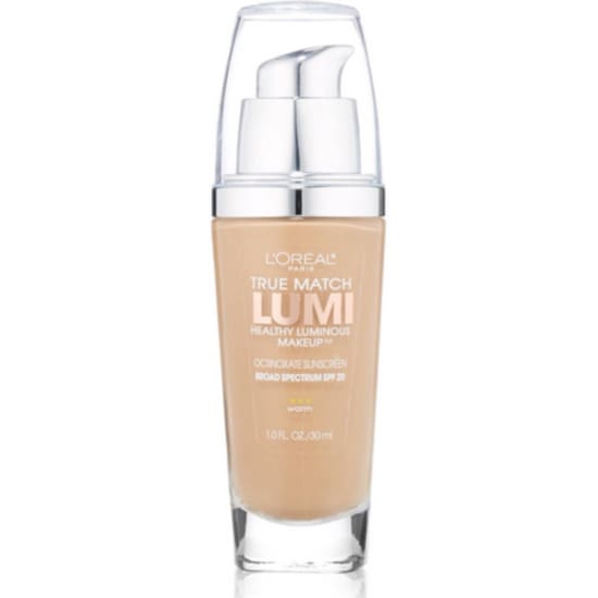 LOREAL True Match Lumi Healthy Luminous Foundation SUN BEIGE W6 30mL Pump warm - Health & Beauty:Makeup:Face:Foundation