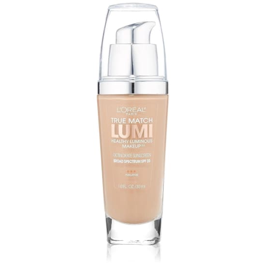 LOREAL True Match Lumi Healthy Luminous Foundation TRUE BEIGE N5 30mL Pump - Health & Beauty:Makeup:Face:Foundation