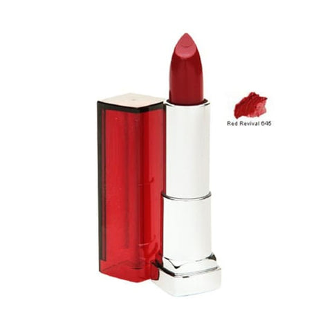 MAYBELLINE Colorsensational Lipstick RED REVIVIAL 645 color sensational cream - Health & Beauty:Makeup:Lips:Lipstick