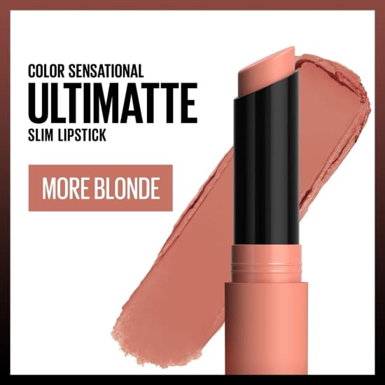 MAYBELLINE Colorsensational Ultimatte Matte Lipstick MORE BLONDE 588 - Health & Beauty:Makeup:Lips:Lipstick