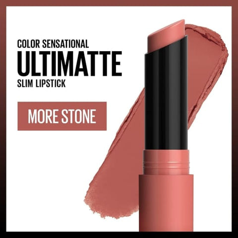 MAYBELLINE Colorsensational Ultimatte Matte Lipstick MORE STONE 488 - Health & Beauty:Makeup:Lips:Lipstick