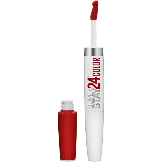 MAYBELLINE SuperStay 24HR 2-step KEEP IT RED 035 Lipcolor liquid lipstick - Health & Beauty:Makeup:Lips:Lipstick