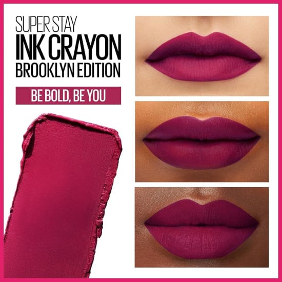 MAYBELLINE SuperStay Ink Lip Crayon Lipstick BE BOLD BE YOU 120 - Health & Beauty:Makeup:Lips:Lipstick