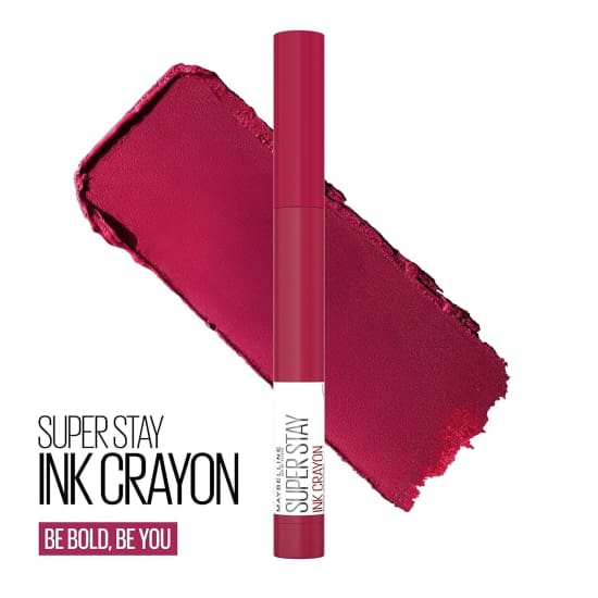 MAYBELLINE SuperStay Ink Lip Crayon Lipstick BE BOLD BE YOU 120 - Health & Beauty:Makeup:Lips:Lipstick