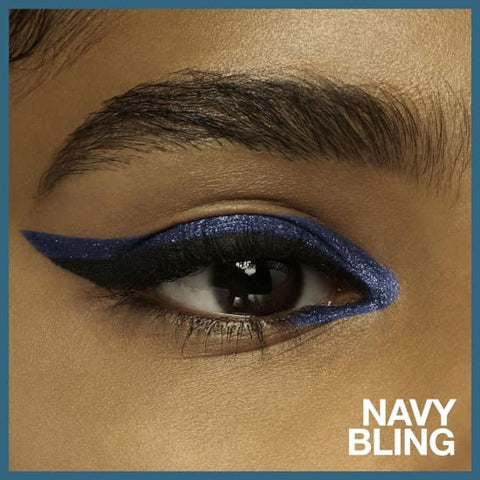 MAYBELLINE Tattoo Studio Eye Liner NAVY BLING 816 teal eyeliner waterproof blue - Health & Beauty:Makeup:Eyes:Eyeliner