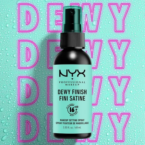 NYX Dewy Finish Makeup Setting Spray for 16HR 60mL MSS02 - Health & Beauty:Makeup:Face:Setting Spray