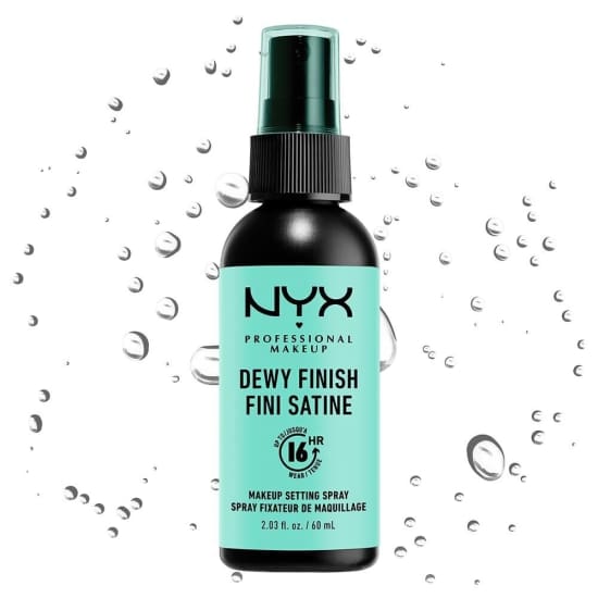 NYX Dewy Finish Makeup Setting Spray for 16HR 60mL MSS02 - Health & Beauty:Makeup:Face:Setting Spray