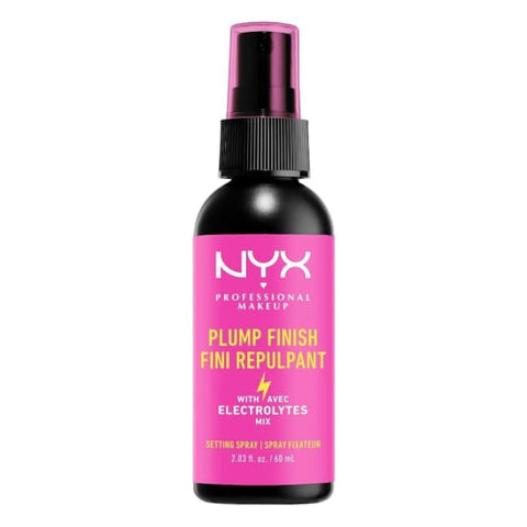 NYX Plump Finish Makeup Setting Spray with Avec Electrolytes Mix 60mL MSS04 - Health & Beauty:Makeup:Face:Setting Spray