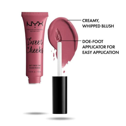 NYX Sweet Cheeks Soft Cheek Tint Blush BABY DOLL SCSCT02 pink - Health & Beauty:Makeup:Face:Blush