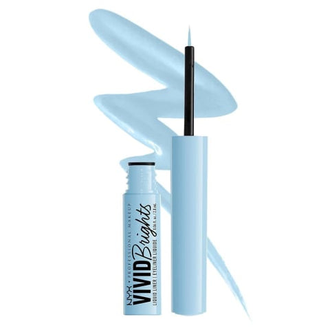 NYX Vivid Brights Matte Liquid Eyeliner BLUE THANG VBLL06 Eye Liner - Health & Beauty:Makeup:Eyes:Eyeliner