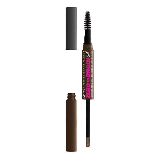 NYX Zero To Brow Gel ESPRESSO ZTBG07 eye eyebrow waterproof vegan - Health & Beauty:Makeup:Eyes:Eyebrow Liner & Definition