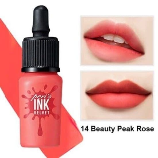 PERIPERA Ink Velvet Velvety Lip Tint BEAUTY PEAK ROSE 14 New - Health & Beauty:Makeup:Lips:Lipstick